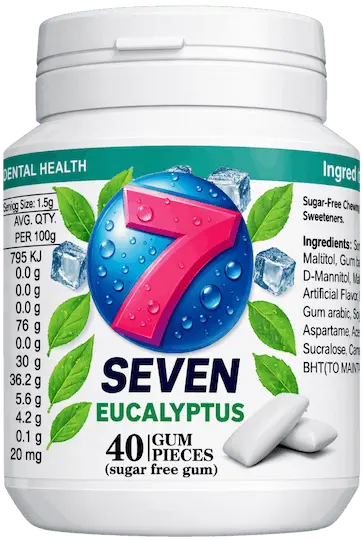 Seven Gum Eucalyptus — 40-piece bottle